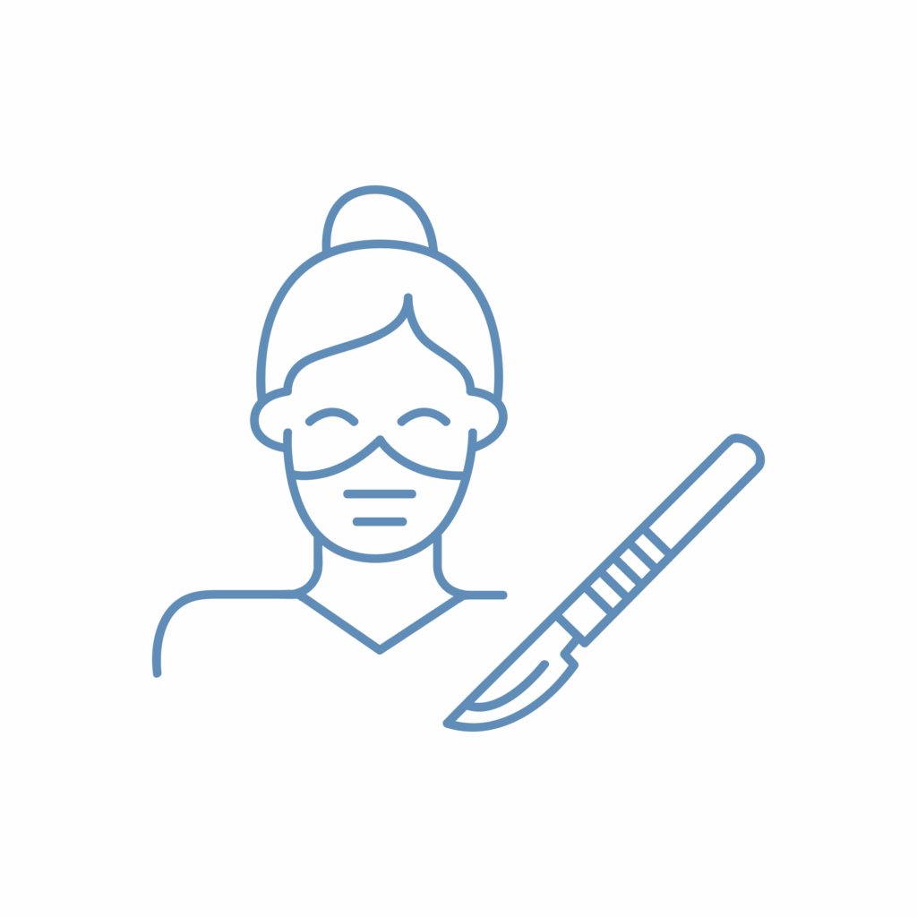 CHIRURGIA Icona illustrativa del servizio di chirurgia della clinica veterinaria Leonardo da Vinci