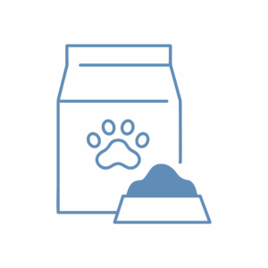 NUTRIZIONE DIETA Icona illustrativa del servizio di nutrizione e dieta della clinica veterinaria Leonardo da Vinci