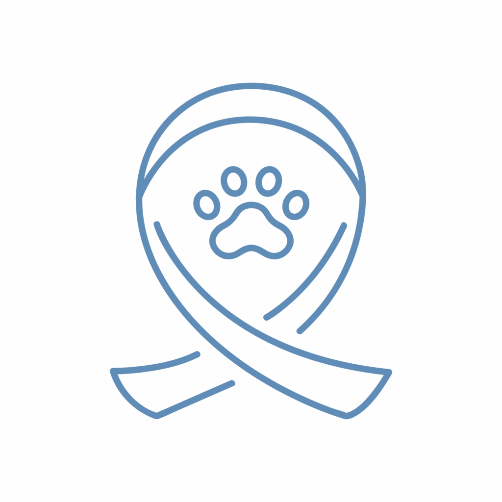 ONCOLOGIA Icona illustrativa del servizio di oncologia della clinica veterinaria Leonardo da Vinci